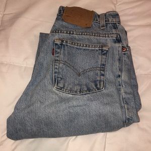 Vintage Levi's 551 High Waisted Relaxed Mom Jeans